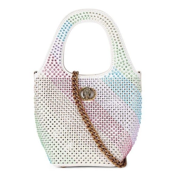 Kurt Geiger London Small Chelsea Crystal Hobo Crossbody -NWT - Picture 4 of 5